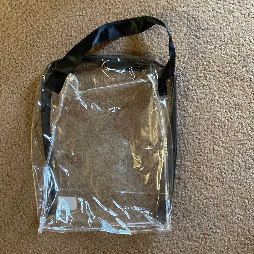 Clear tote bag